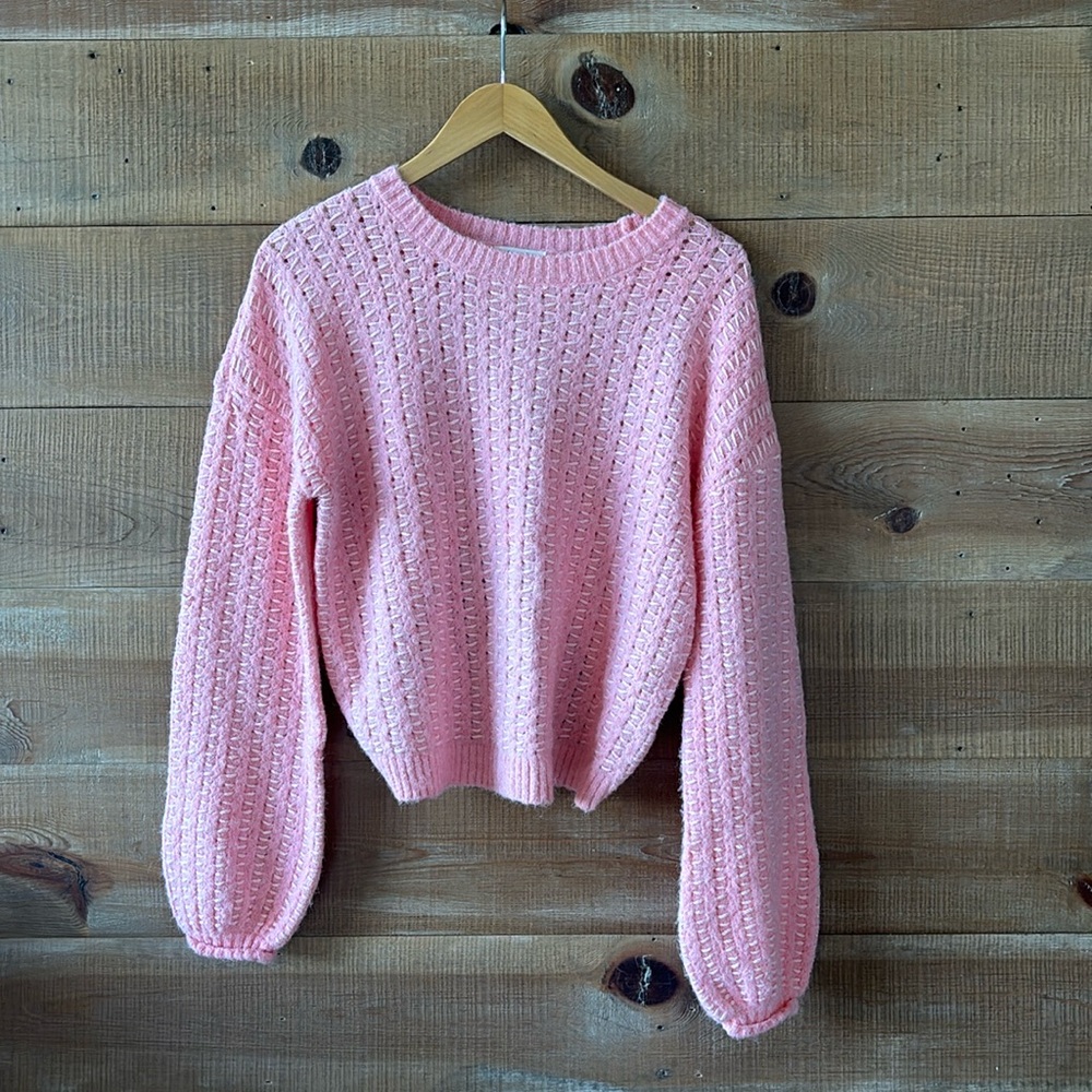 For Love and Lemons hi lo chunky sweater